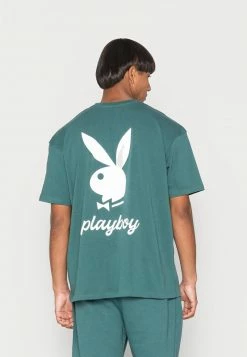 Mennace PLAYBOY BUNNY UNISEX - T-Shirt Print - Green