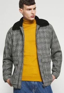 Mennace HENNESSEY BORG COLLAR JACKET - Leichte Jacke - Multi, Herren -Mennace Speichern 03c435158e3d40c09cfe79c6259eefc6