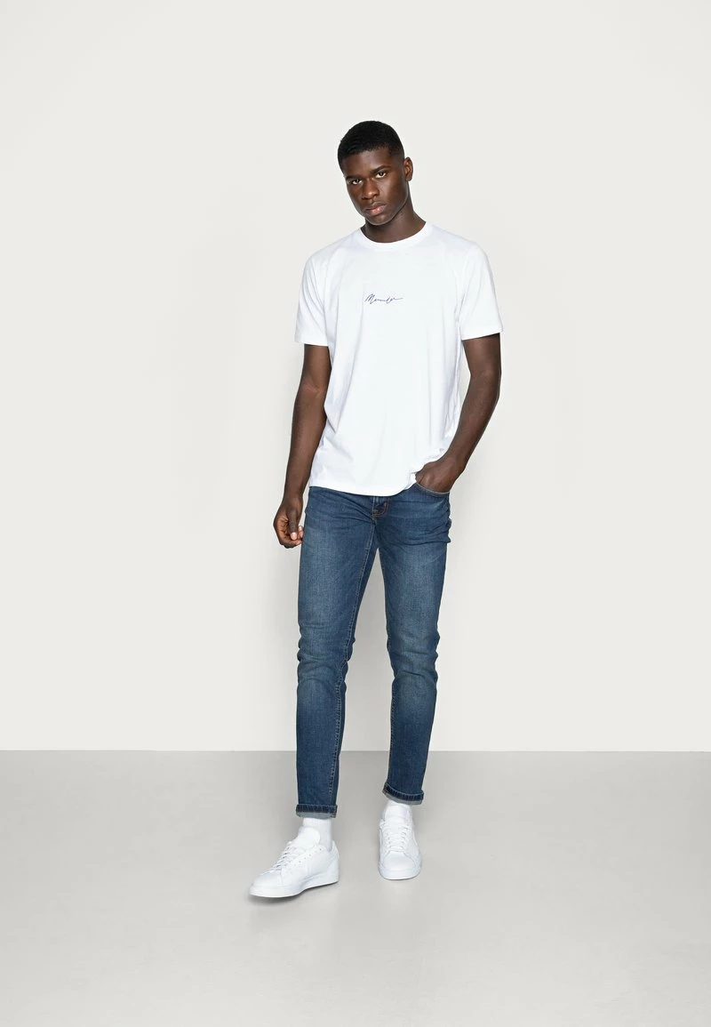 Mennace ESSENTIAL REGULAR RELAXED SIG TEE UNISEX - T-Shirt Basic - White 2 Mennace ESSENTIAL REGULAR RELAXED SIG TEE UNISEX - T-Shirt Basic - White – Bild 2