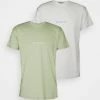 Mennace ESSENTIAL REGULAR 2 PACK UNISEX - T-Shirt Print - Khaki