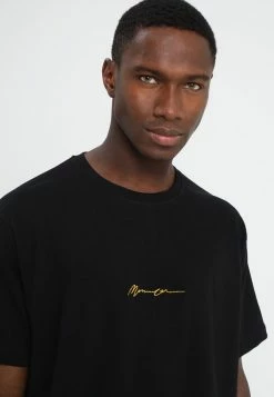Mennace ESSENTIAL REGULAR RELAXED SIG TEE UNISEX - T-Shirt Basic - Black -Mennace Speichern 06394776b37548d884d5dff37a48229b