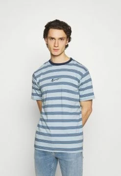 Mennace CLASSIC HORIZONTAL STRIPE UNISEX - T-Shirt Print - Light Blue