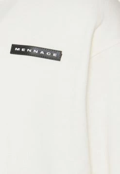 Mennace AFTERMATH BADGE HOODIE UNISEX - Sweatshirt - Off White -Mennace Speichern 074074dc29c9418dbf94b995aa3d14a4