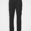 Mennace TROUSER - Cargohose - Black, Herren
