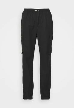 Mennace TROUSER - Cargohose - Black, Herren