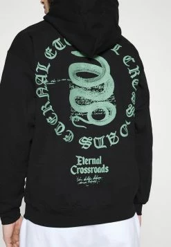 Mennace ETERNAL CROSSROADS HOODIE - Sweatshirt - Black, Herren -Mennace Speichern 096aafe5bba04994bfeaabf092bab20f