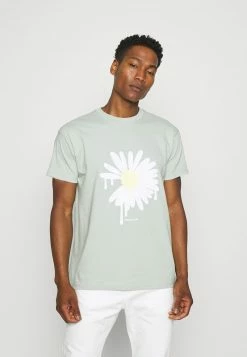 Mennace SUNDAZE DAISY REGULAR UNISEX - T-Shirt Print - Green