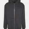 Mennace ESSENTIAL REGULAR ZIP UP HOODIE UNISEX - Sweatjacke - Dark Grey