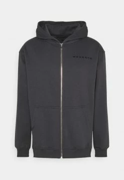 Mennace ESSENTIAL REGULAR ZIP UP HOODIE UNISEX - Sweatjacke - Dark Grey