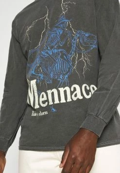 Mennace SKELETAL MULE - Langarmshirt - Dark Grey, Herren -Mennace Speichern 0a8e1f0ee50e4ebabbcecc91ed630a9e