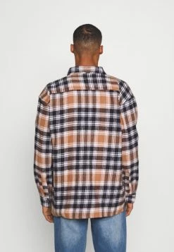 Mennace EVIAN BRUSHED CHECK UNISEX - Leichte Jacke - Brown -Mennace Speichern 0a997e70c7b14012b2371be2070ae628