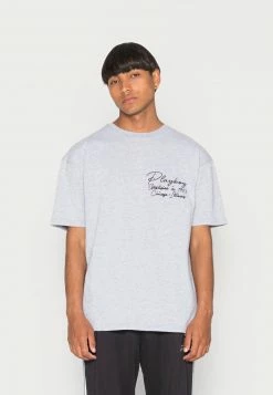 Mennace PLAYBOY SIGNATURE UNISEX - T-Shirt Print - Grey -Mennace Speichern 0c1afc5cd45d4a9aa0aa9627b800ef88