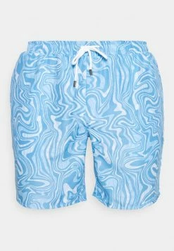Mennace SWIRL PRINT SWIM - Shorts - Blue, Herren -Mennace Speichern 0fb82fd7650e43d59b7d6062fa137be6