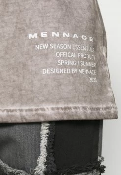 Mennace ON THE RUN PIGMENT DYE UNISEX - T-Shirt Print - Dark Grey -Mennace Speichern 112e26ab731f43cb9d91fcd73ea2d2ee