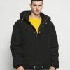 Mennace HENNESSEY OVERSIZED HOODED PUFFER JACKET - Winterjacke - Black, Herren