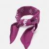 Mennace PAISLEY PRINT BANDANA UNISEX - Tuch - Purple
