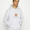 MENNACE PETROL FLAME CAR REGULAR HOODIE - Sweatshirt - Ice Marl, Herren