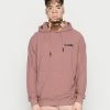 MENNACE WAFFLE TEXTURE HOODIE UNISEX - Kapuzenpullover - Dusty Pink