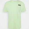 Mennace AFTERMATH RUBBER BADGE REGULAR UNISEX - T-Shirt Print - Neon Green