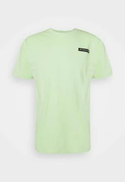 Mennace AFTERMATH RUBBER BADGE REGULAR UNISEX - T-Shirt Print - Neon Green