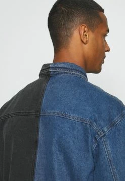 Mennace SPLICED TRUCKER JACKET - Jeansjacke - Blue, Herren -Mennace Speichern 1c436cfa142e4cdc8be092b4ac2b2c5a