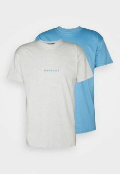 Mennace ESSENTIAL REGULAR 2 PACK UNISEX - T-Shirt Print - Blue -Mennace Speichern 1c9a117c9d57444c967274a7e8abc943
