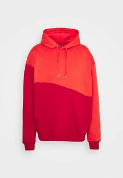Mennace WAVY SEAM HOODIE UNISEX - Kapuzenpullover - Red