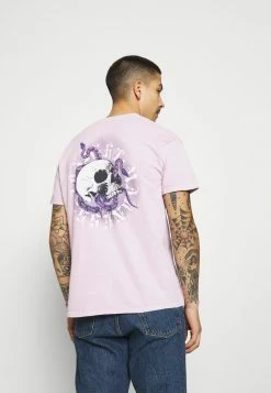 Mennace ON THE RUN SKULL REGULAR - T-Shirt Print - Pink, Herren