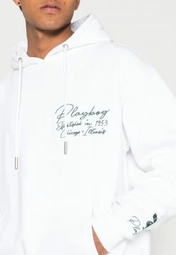 Mennace PLAYBOY SIGNATURE BUNNY MAGAZINE HOODIE UNISEX - Sweatshirt - White -Mennace Speichern 215a978a35cc43509e75d5b306b10c80