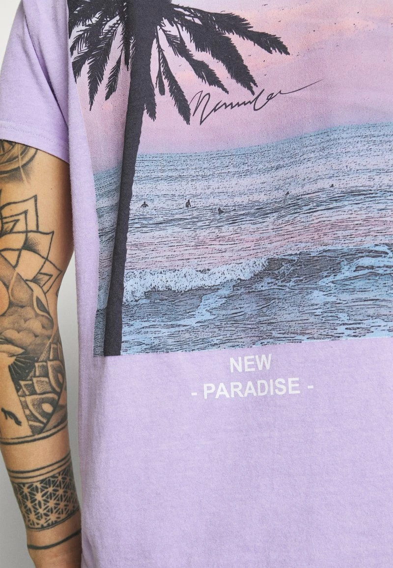 Mennace NEW PARADISE REGULAR - T-Shirt Print - Purple, Herren 6 Mennace NEW PARADISE REGULAR - T-Shirt Print - Purple, Herren – Bild 6