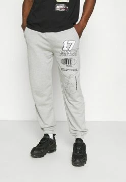 Mennace UNISEX LOGO REGULAR - Jogginghose - Light Grey