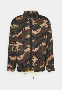 Mennace CAMO ZIP UP COACH JACKET - Leichte Jacke - Khaki, Herren -Mennace Speichern 2f51b2fc356b4f1cb9297019aef5e4ac