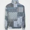 Mennace BANDANA HALF ZIP UNISEX - Sweatjacke - Blue