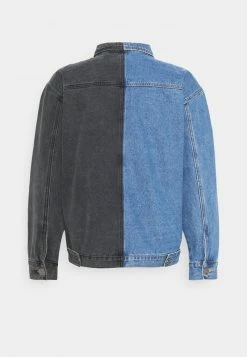 Mennace SPLICED TRUCKER JACKET - Jeansjacke - Blue, Herren -Mennace Speichern 31775a97268d4882bd361afd46857672