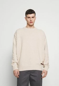Mennace EVIAN BOUCLE SLOUCH KNIT UNISEX - Strickpullover - Cream