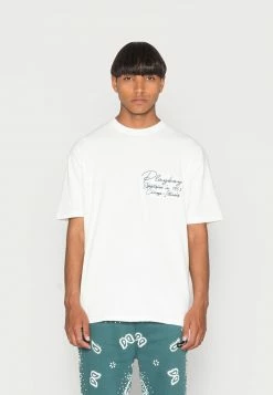 Mennace PLAYBOY SIGNATURE BUNNYRELAXED UNISEX - T-Shirt Print - White -Mennace Speichern 35b204d767d64cbd92590436509b614f