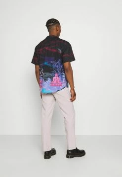 Mennace HAVANA CHAIN STRAIGHT TROUSER - Stoffhose - Light Grey, Herren -Mennace Speichern 366c97161c1344f3ad002f6c17ea44a8