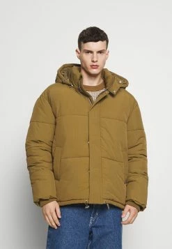 Mennace HENNESSEY HOODED PUFFER JACKET - Winterjacke - Light Brown, Herren