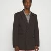 Mennace HENNESSEY RELAXED DOUBLE BREASTED SUIT JACKET - Sakko - Dark Brown, Herren