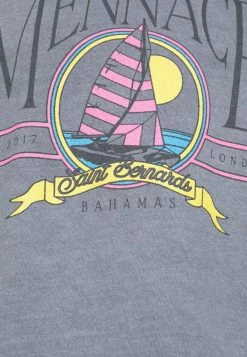 Mennace SUNDAZE YACHT REGULAR SHIRT - T-Shirt Print - Grey, Herren -Mennace Speichern 443105ee178c4165965153c1780b3609