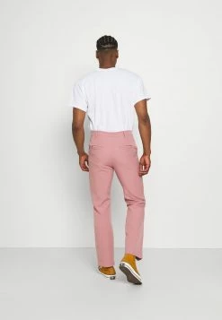 Mennace ON THE RUN STRAIGHT LEG TAILORED TROUSER - Stoffhose - Pink, Herren -Mennace Speichern 48e521c5d0e843228596798236df727a