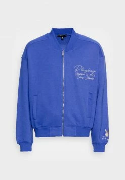 Mennace PLAYBOY SIGNATURE BUNNY UNISEX - Bomberjacke - Blue -Mennace Speichern 4b79e5ed641d413c88c4fbe68992f158