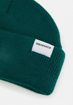 Mennace MINI ROLL BEANIE WITH TAB UNISEX - Mütze - Green -Mennace Speichern 50d6e93cac814626a9a2f82447fea905