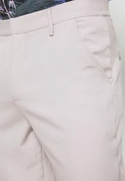 Mennace HAVANA CHAIN STRAIGHT TROUSER - Stoffhose - Light Grey, Herren -Mennace Speichern 5175e29d3d4d4202860508ea06fd0e63