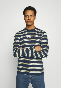 Mennace CLASSIC HORIZONTAL STRIPE UNISEX - Langarmshirt - Navy