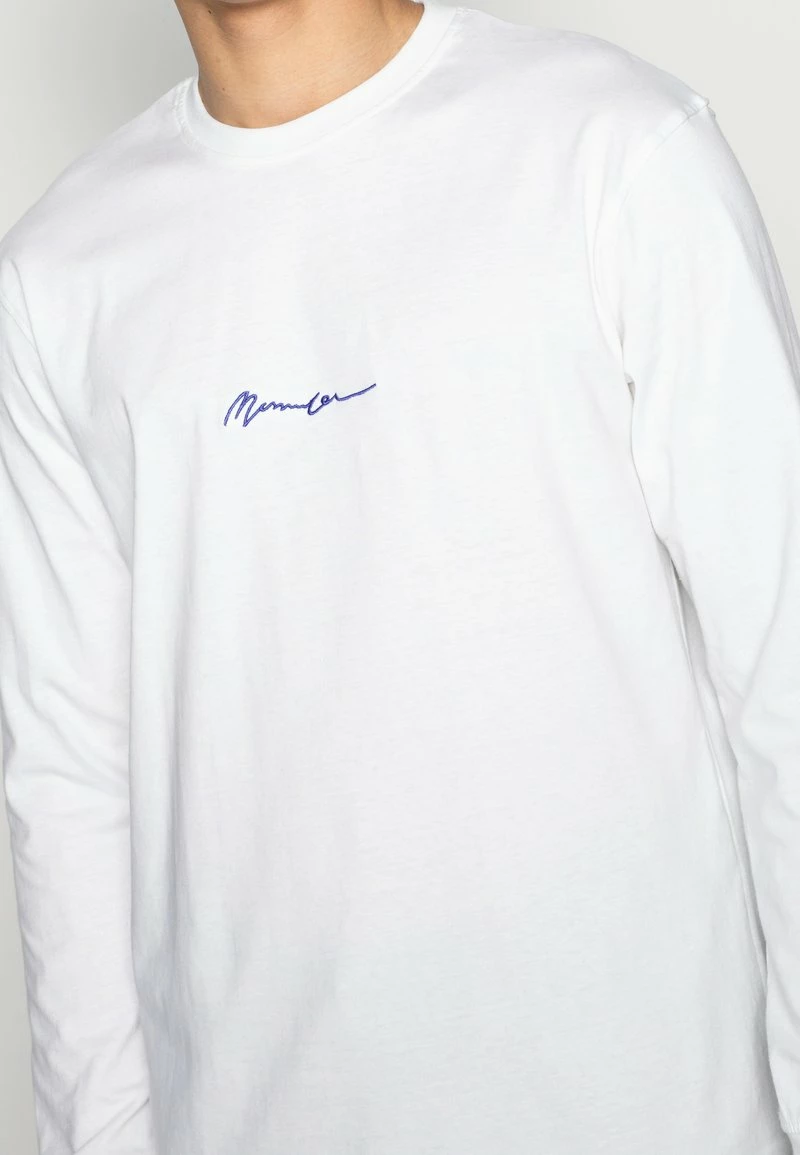 Mennace ESSENTIAL SIGNATURE TEE - Langarmshirt - White, Herren 5 Mennace ESSENTIAL SIGNATURE TEE - Langarmshirt - White, Herren – Bild 5