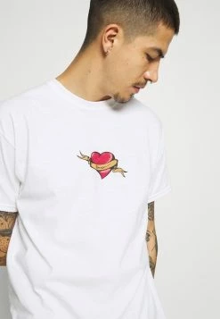 Mennace HAVANA TATTOO HEART - T-Shirt Print - White, Herren -Mennace Speichern 5771a612cd404ce28c1eb10741d3cb7c