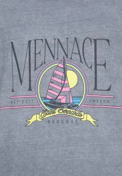 Mennace SUNDAZE YACHT REGULAR SHIRT - T-Shirt Print - Grey, Herren -Mennace Speichern 581ac53954df4013b3196a6ff74ccb48