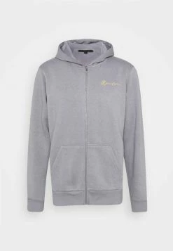 Mennace ESSENTIAL RELAXED ZIP TRHOUGH HOODIE UNISEX - Sweatjacke - Grey -Mennace Speichern 58dc4d5dc0c945af93dceec951b0d484