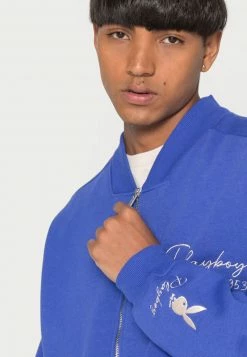 Mennace PLAYBOY SIGNATURE BUNNY UNISEX - Bomberjacke - Blue -Mennace Speichern 590dacab4c474c2ea31a3acbd0ac45c8